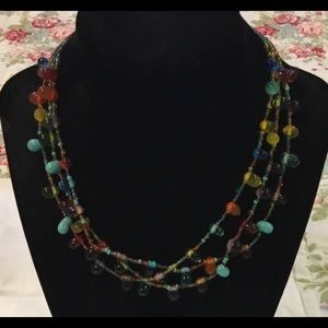 Multi-colored necklace